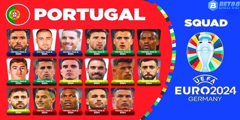 Thông tin đội hình Bồ Đào Nha Euro 2024