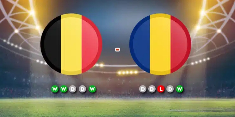 Phong độ hiện nay của Bỉ vs Romania
